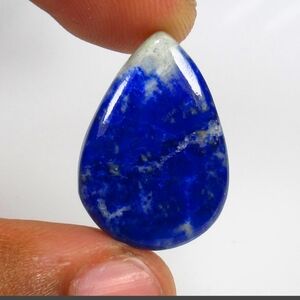 18.54 Ct Natural Blue Lapis Lazuli Pear Cab